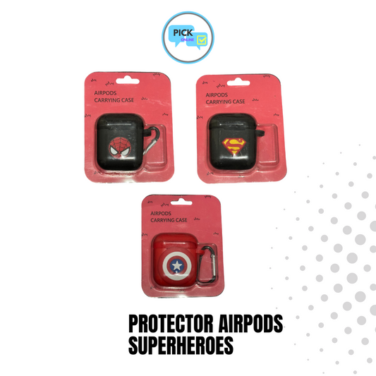 FUNDAS AIRPODS SUPERHEROES